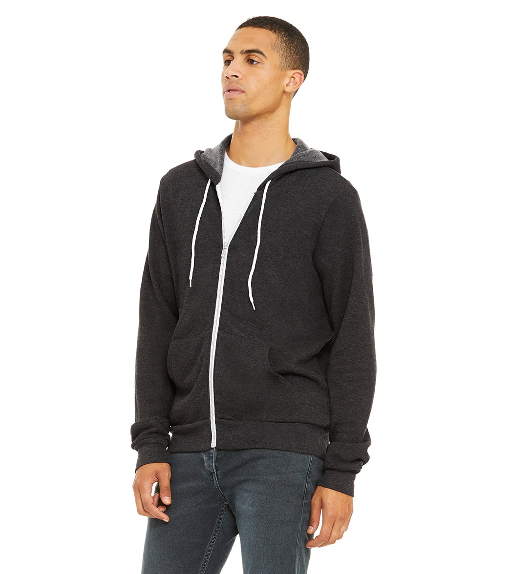 Bella + Canvas Unisex Sponge Fleece Full-Zip Hooded Sweatshirt - Image 17