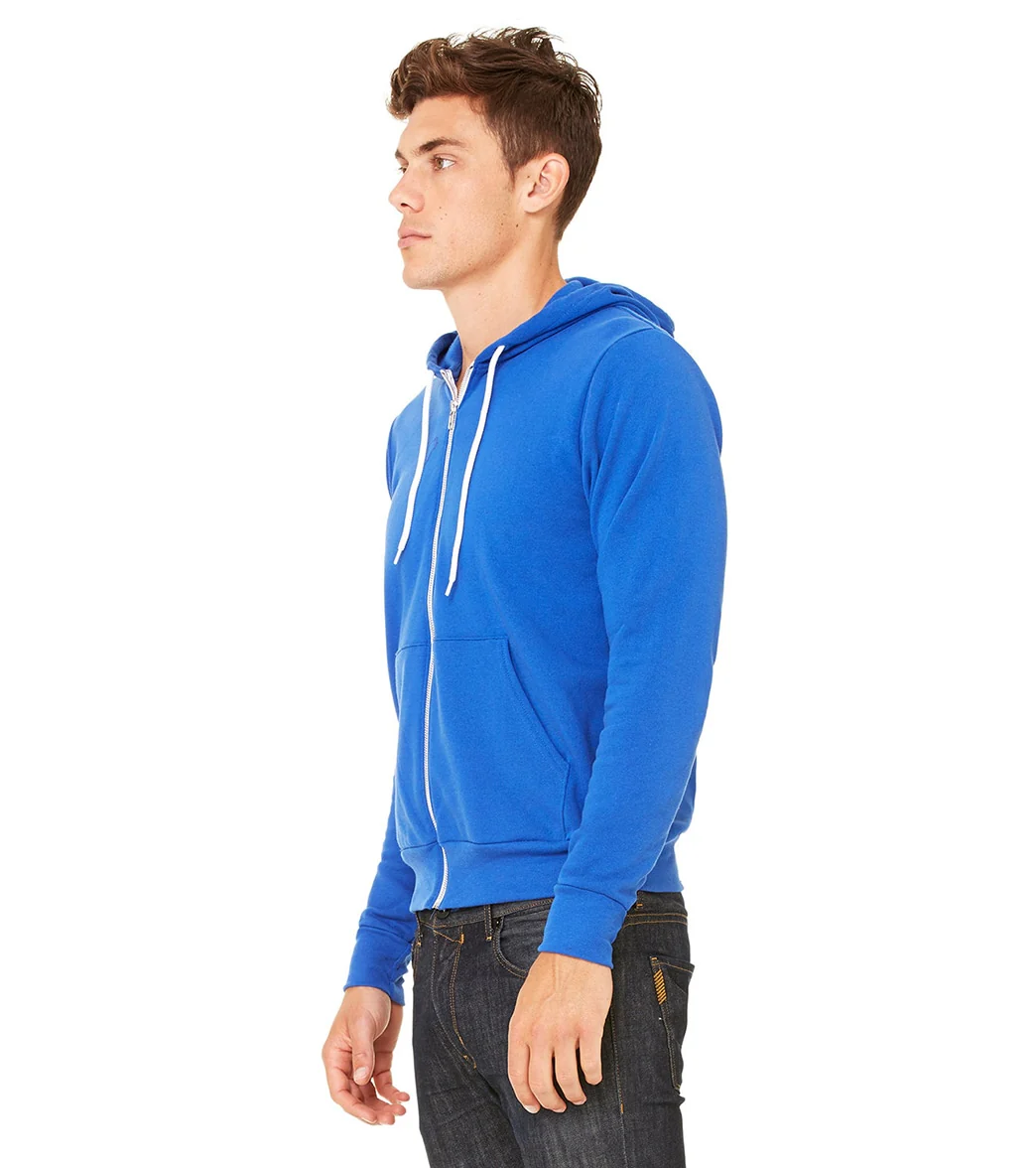 Bella + Canvas Unisex Sponge Fleece Full-Zip Hooded Sweatshirt - Image 51