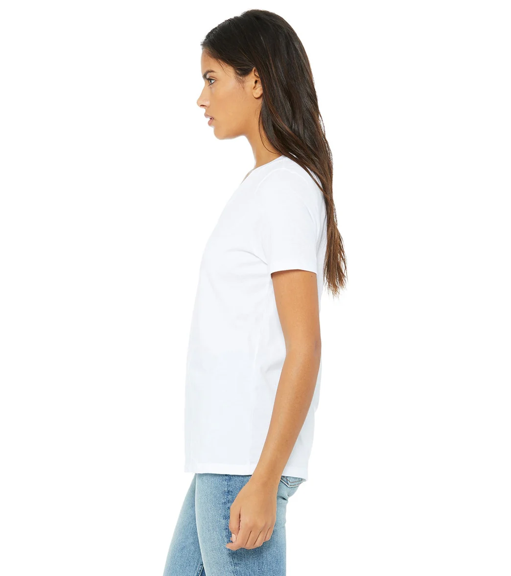Bella + Canvas Women's Relaxed Jersey V-Neck T-Shirt - Image 47