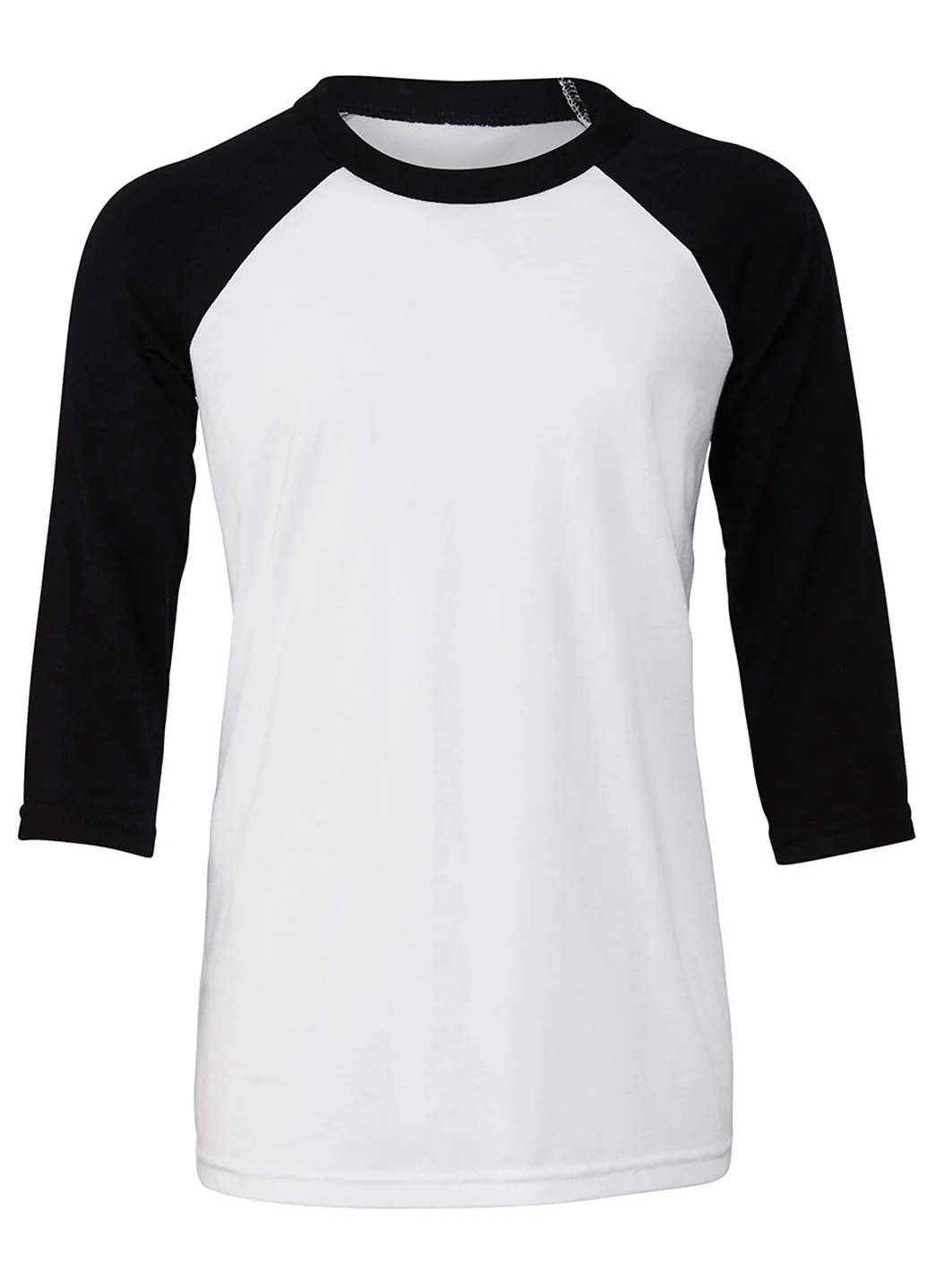 Bella + Canvas Youth 3/4-Sleeve Baseball T-Shirt - Image 17