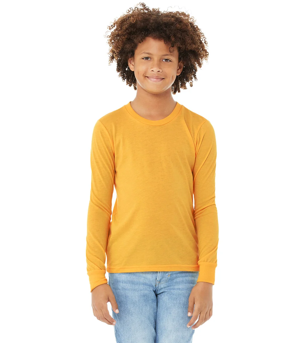 Bella + Canvas Youth Jersey Long Sleeve T-Shirt - Image 6