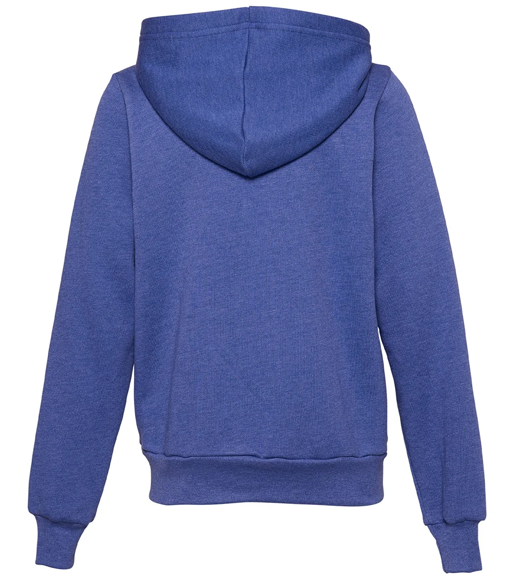 Bella + Canvas Youth Sponge Fleece Full-Zip Hooded Sweatshirt - Image 14