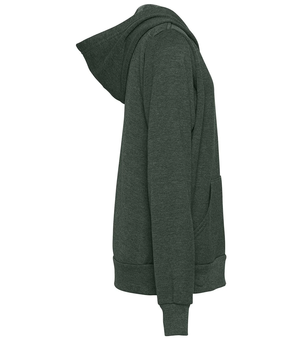 Bella + Canvas Youth Sponge Fleece Full-Zip Hooded Sweatshirt - Image 21