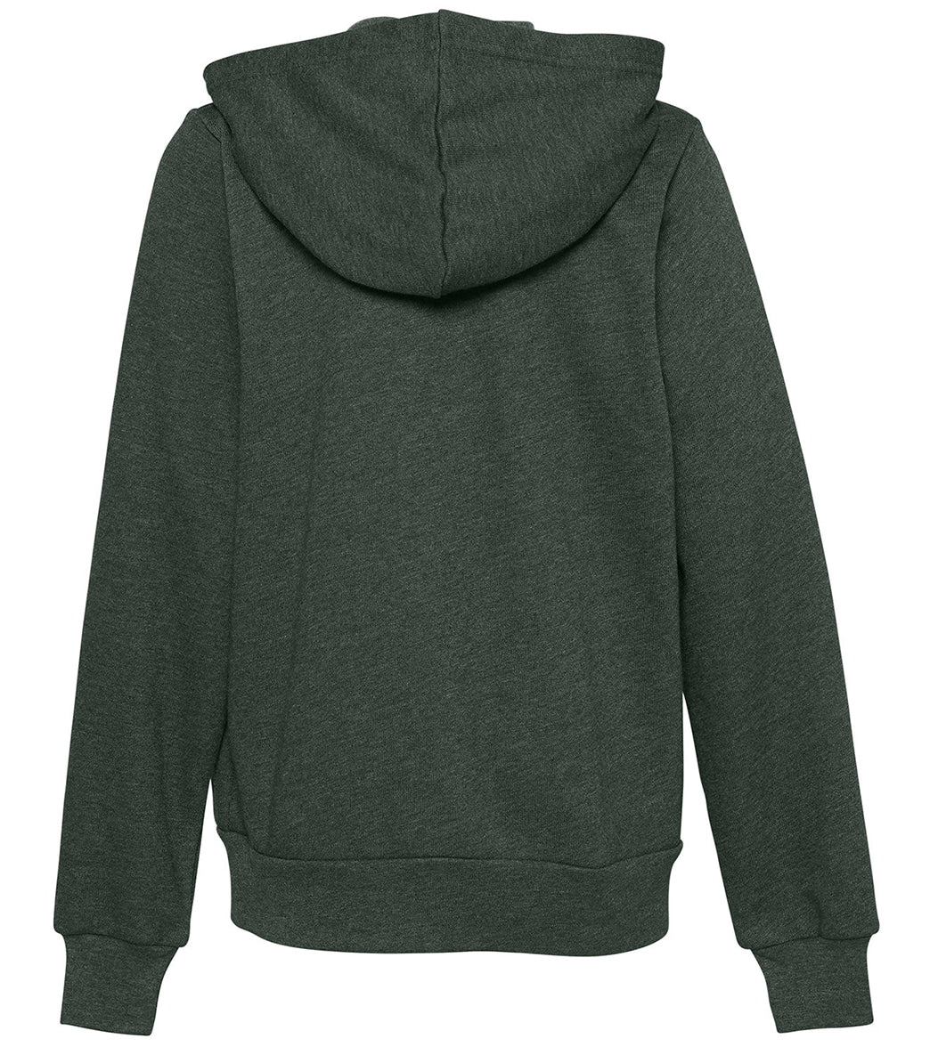 Bella + Canvas Youth Sponge Fleece Full-Zip Hooded Sweatshirt - Image 22