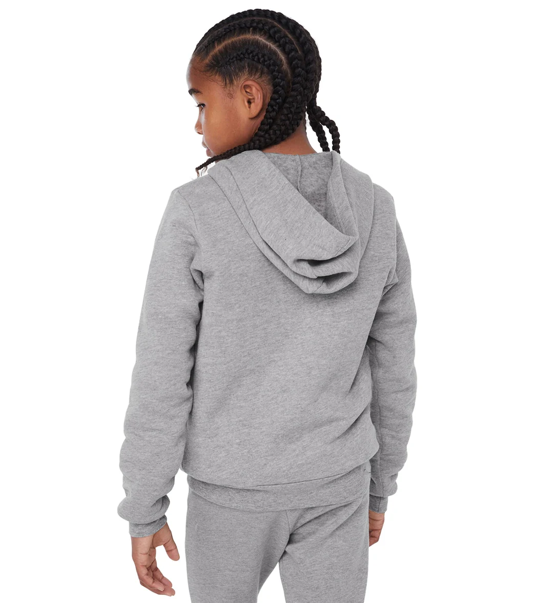 Bella + Canvas Youth Sponge Fleece Full-Zip Hooded Sweatshirt - Image 36