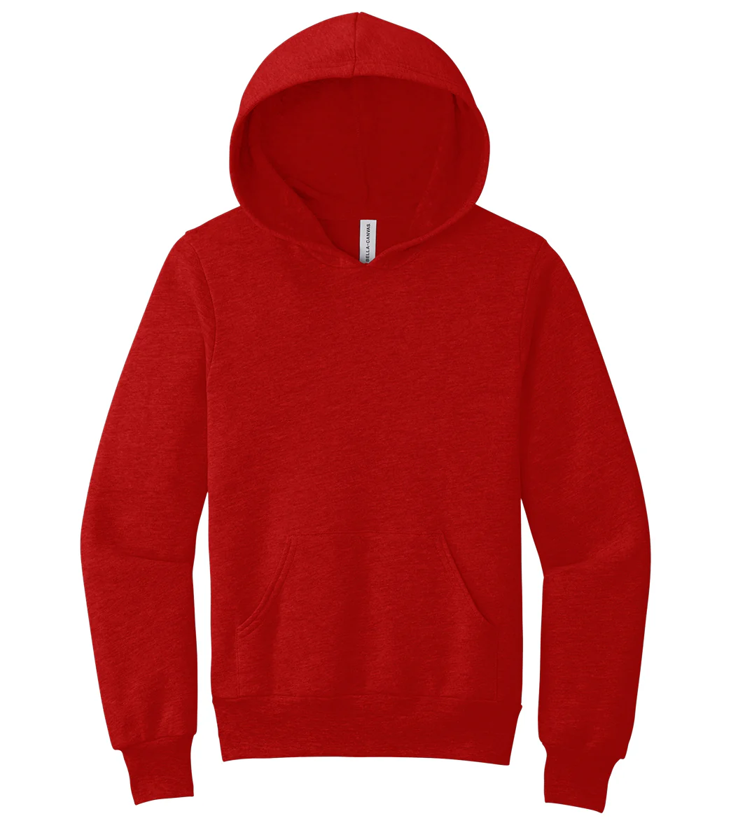 Bella + Canvas Youth Sponge Fleece Pullover Hoodie - Image 20
