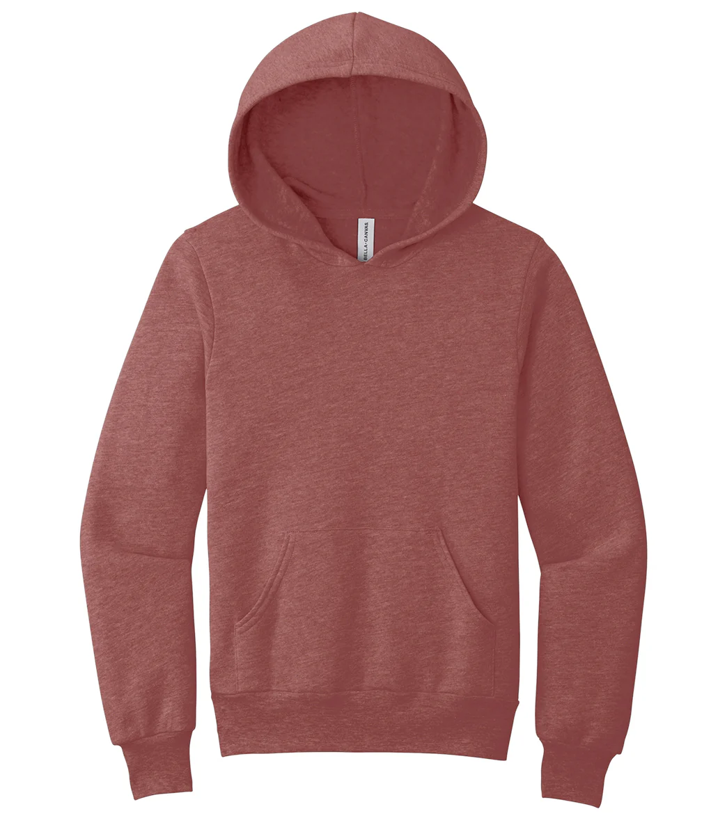 Bella + Canvas Youth Sponge Fleece Pullover Hoodie - Image 50