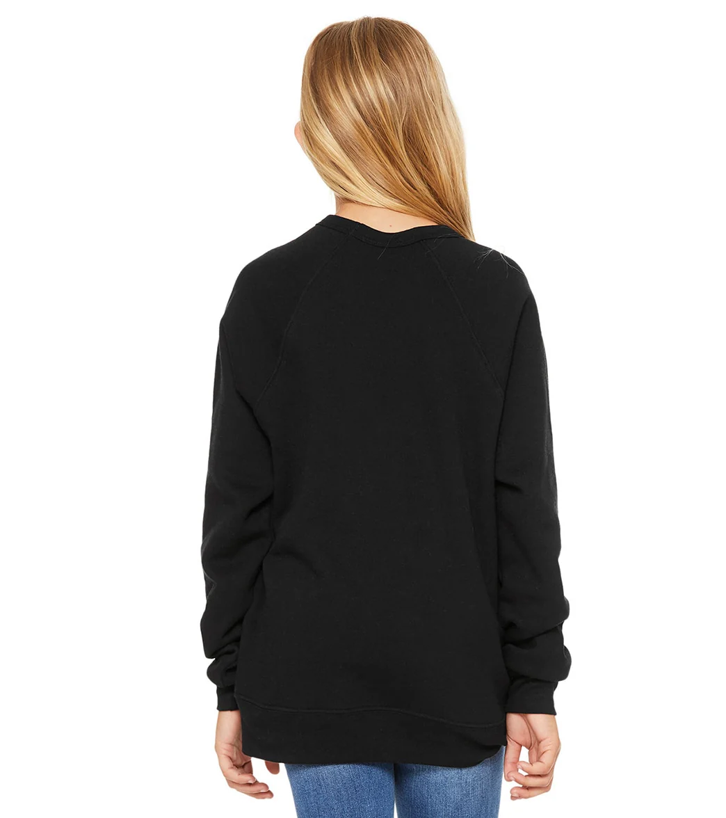 Bella + Canvas Youth Sponge Fleece Raglan Sweatshirt - Image 13