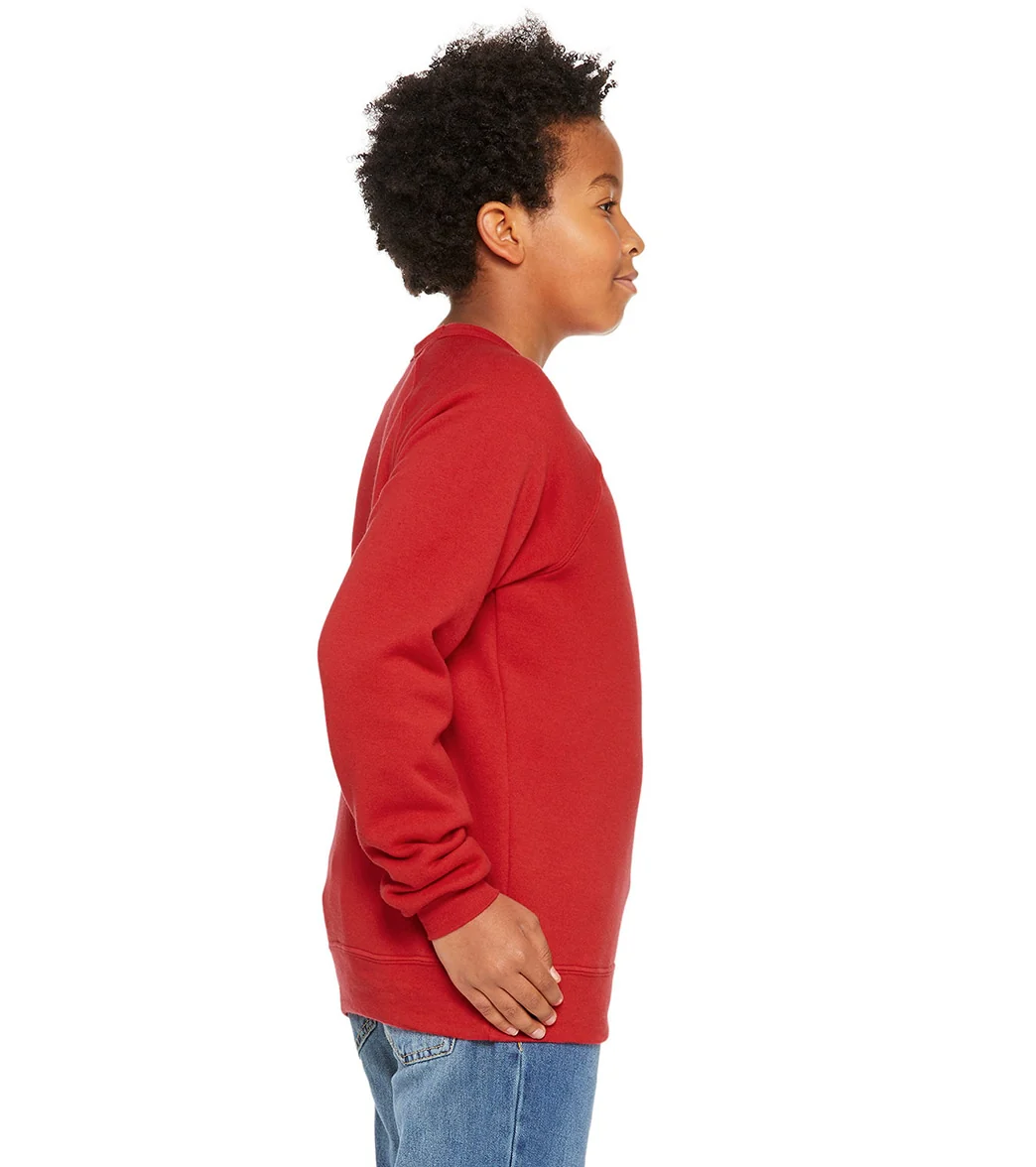 Bella + Canvas Youth Sponge Fleece Raglan Sweatshirt - Image 4