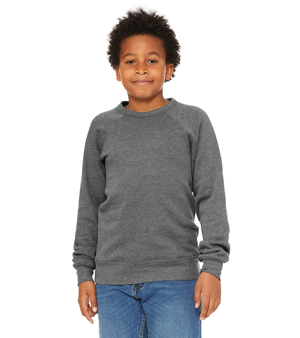 Bella + Canvas Youth Sponge Fleece Raglan Sweatshirt - Image 41