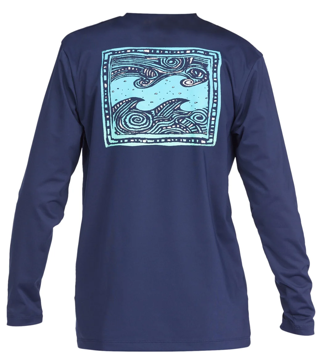 Billabong Boys' Crayon Wave Long Sleeve Surf Shirt (Big Kid) - Image 10