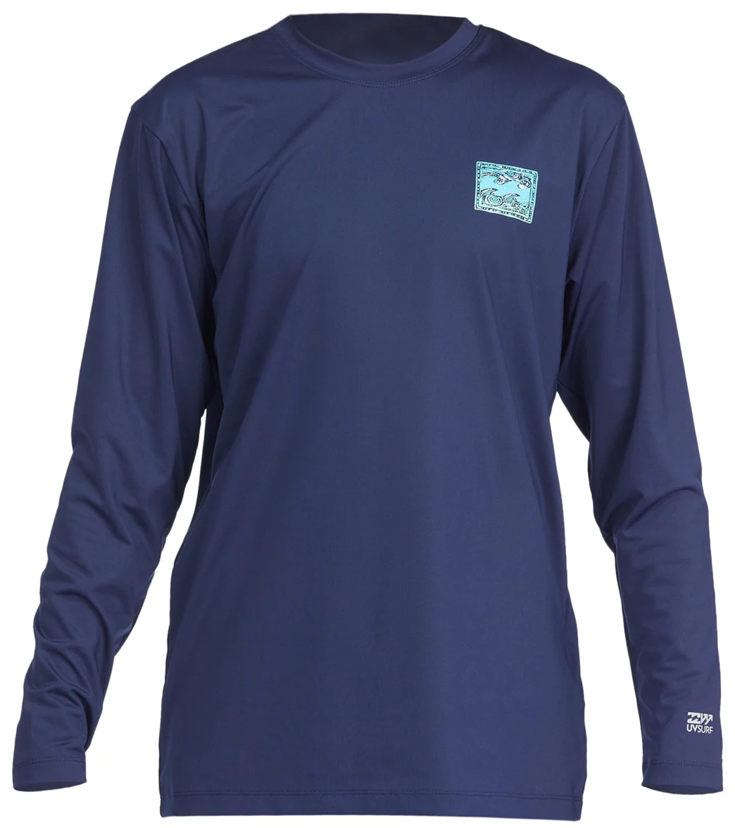 Billabong Boys' Crayon Wave Long Sleeve Surf Shirt (Big Kid) - Image 8