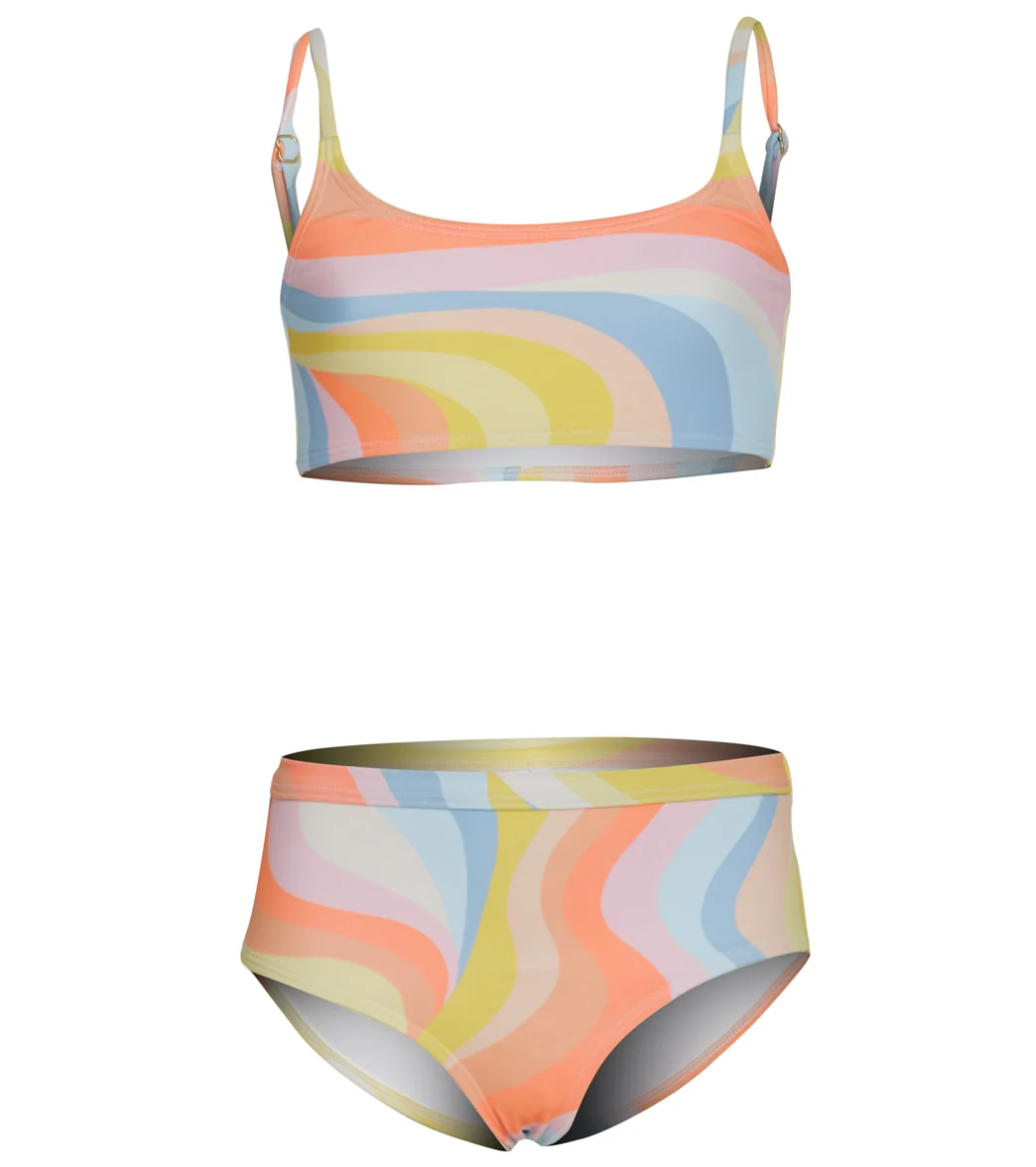 Billabong Girls' Groovy Road Crop Two Piece Bikini Set (Little Kid, Big Kid) - Image 5