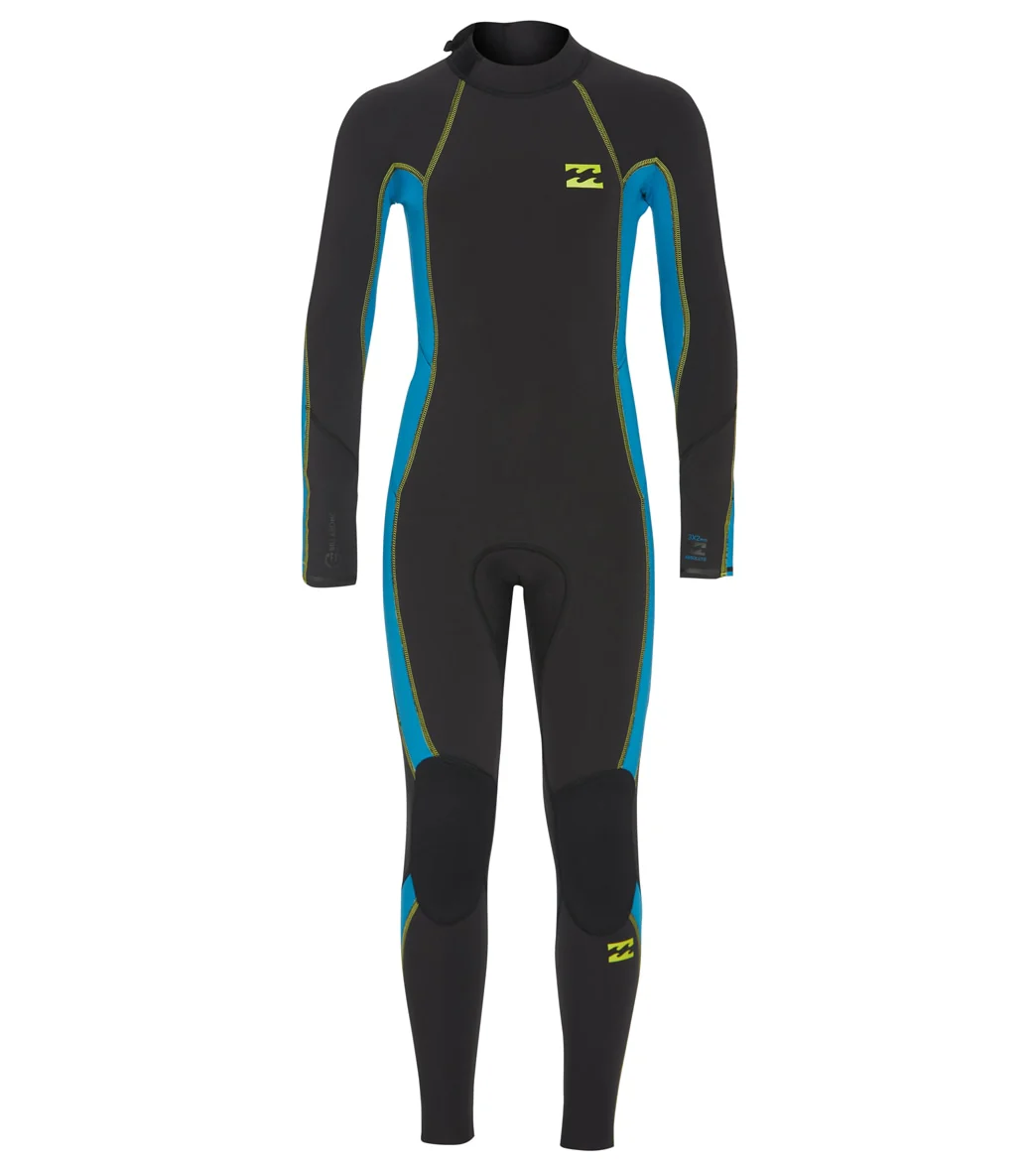 Billabong Kids' 3/2mm Absolute Back Zip Fullsuit Wetsuit - Image 4