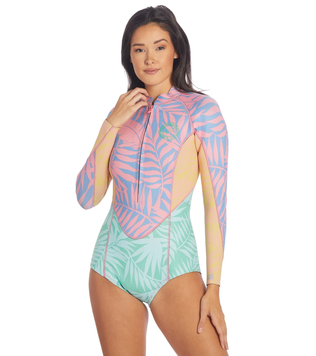 Billabong Women's 2/2mm Salty Dayz Long Sleeve Springsuit Wetsuit - Image 32