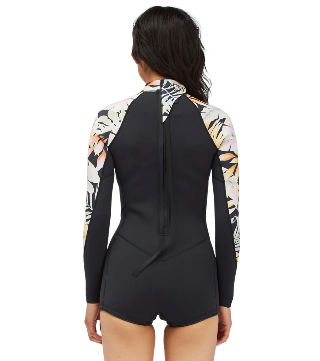 Billabong Women's Spring Fever Long Sleeve Springsuit Wetsuit - Image 2