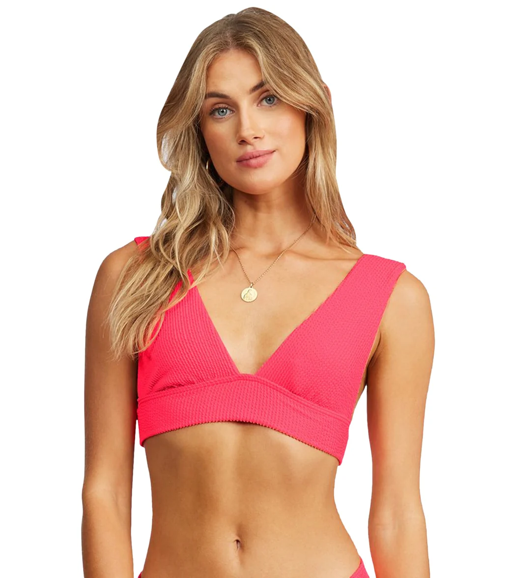 Billabong Women's Summer High Plunge Bikini Top