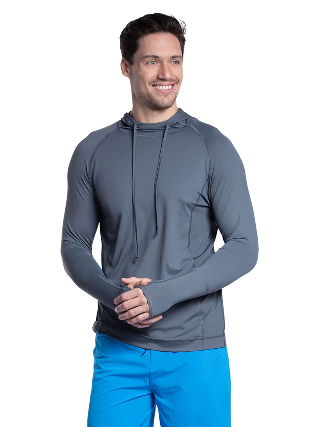 Bloq UV Unisex UPF 50 Pullover Hooded Swim Shirt - Image 8