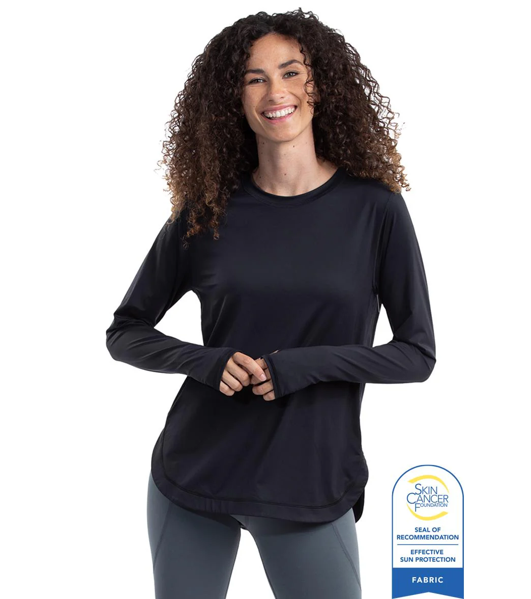 Bloq UV Women's Relaxed Scallop Long Sleeve UPF 50 Sun Shirt - Image 10