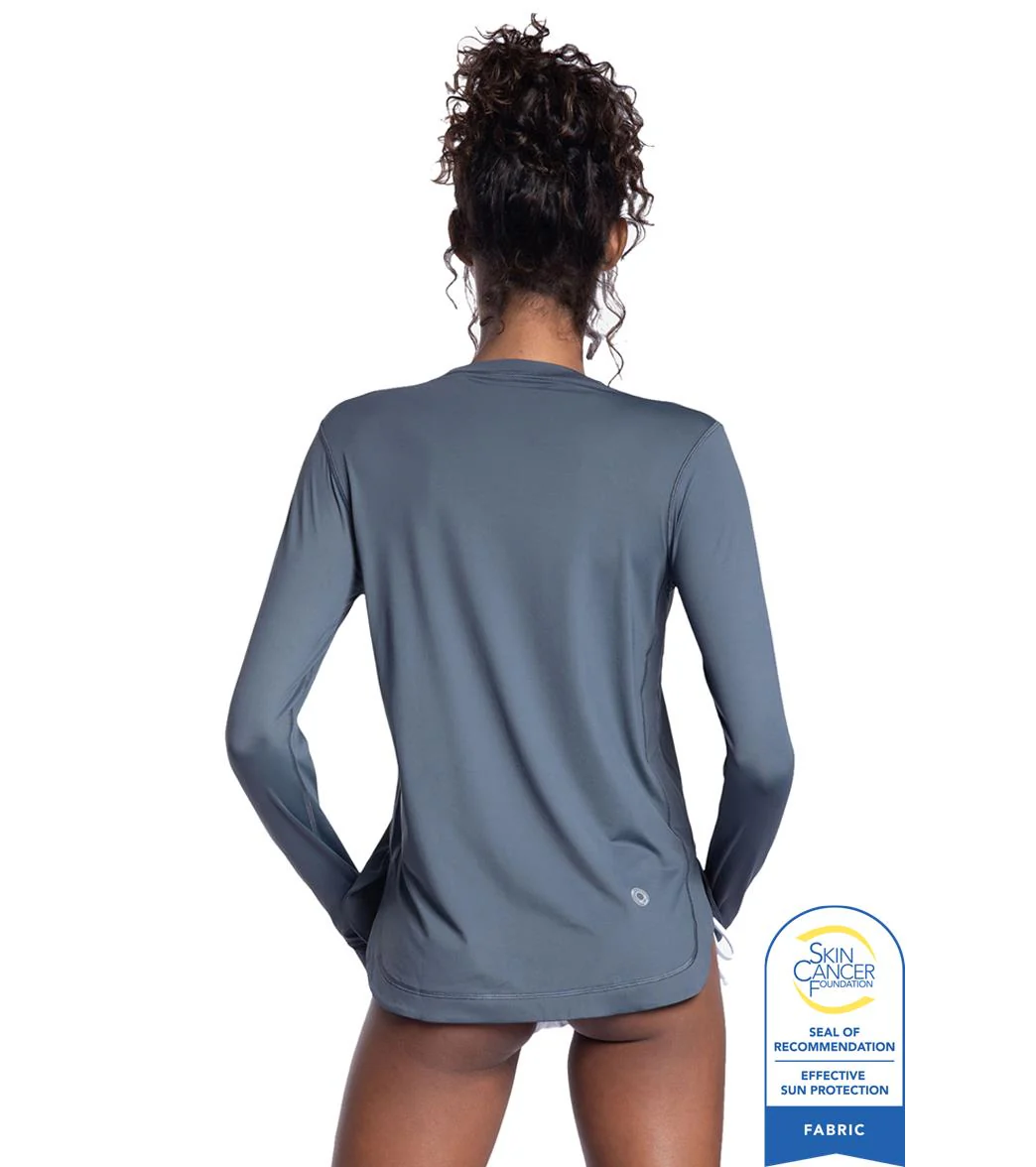 Bloq UV Women's Relaxed Scallop Long Sleeve UPF 50 Sun Shirt - Image 27