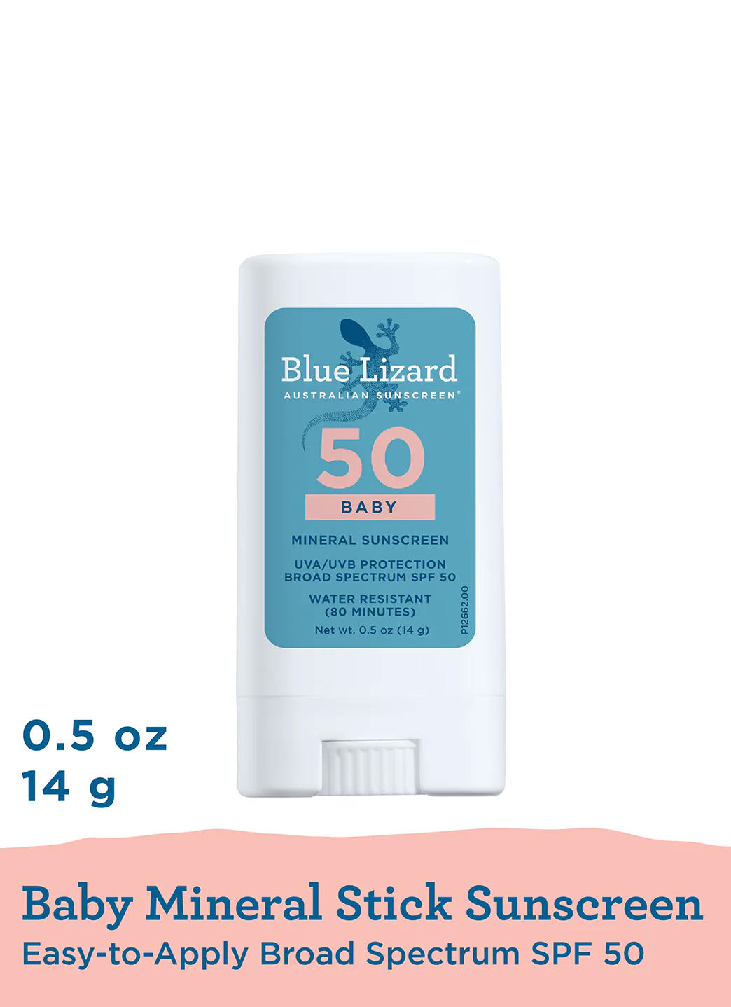 Blue Lizard Baby Mineral SPF 50 Sunscreen Stick 0.5 oz - Image 2