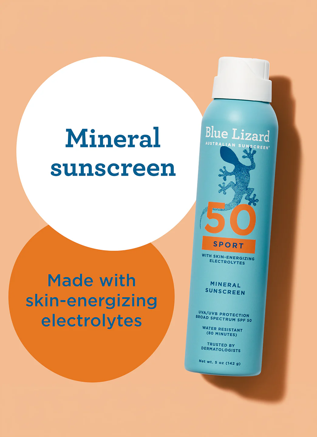 Blue Lizard Sport Mineral SPF50 Sunscreen Spray 5 oz - Image 5