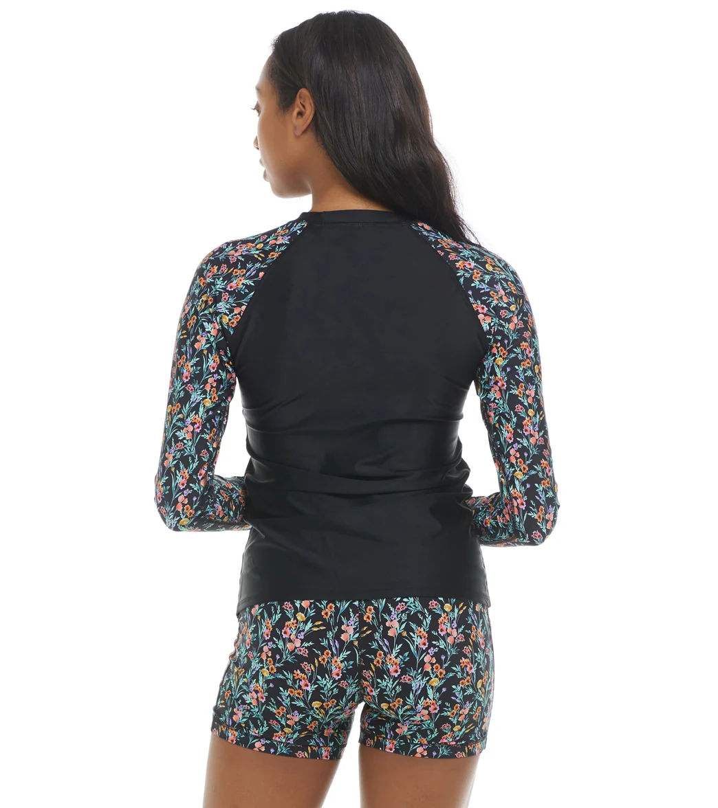 Body Glove Women's Abloom Sleek Long Sleeve UPF 50 Rash Guard - Image 3