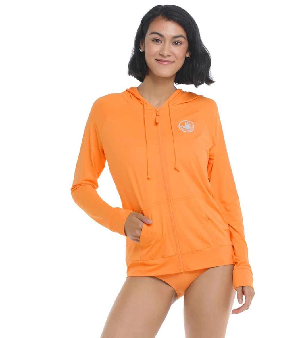 Body Glove Women's Adeline Long Sleeve Hoodie UPF 50 Rash Guard - Image 7