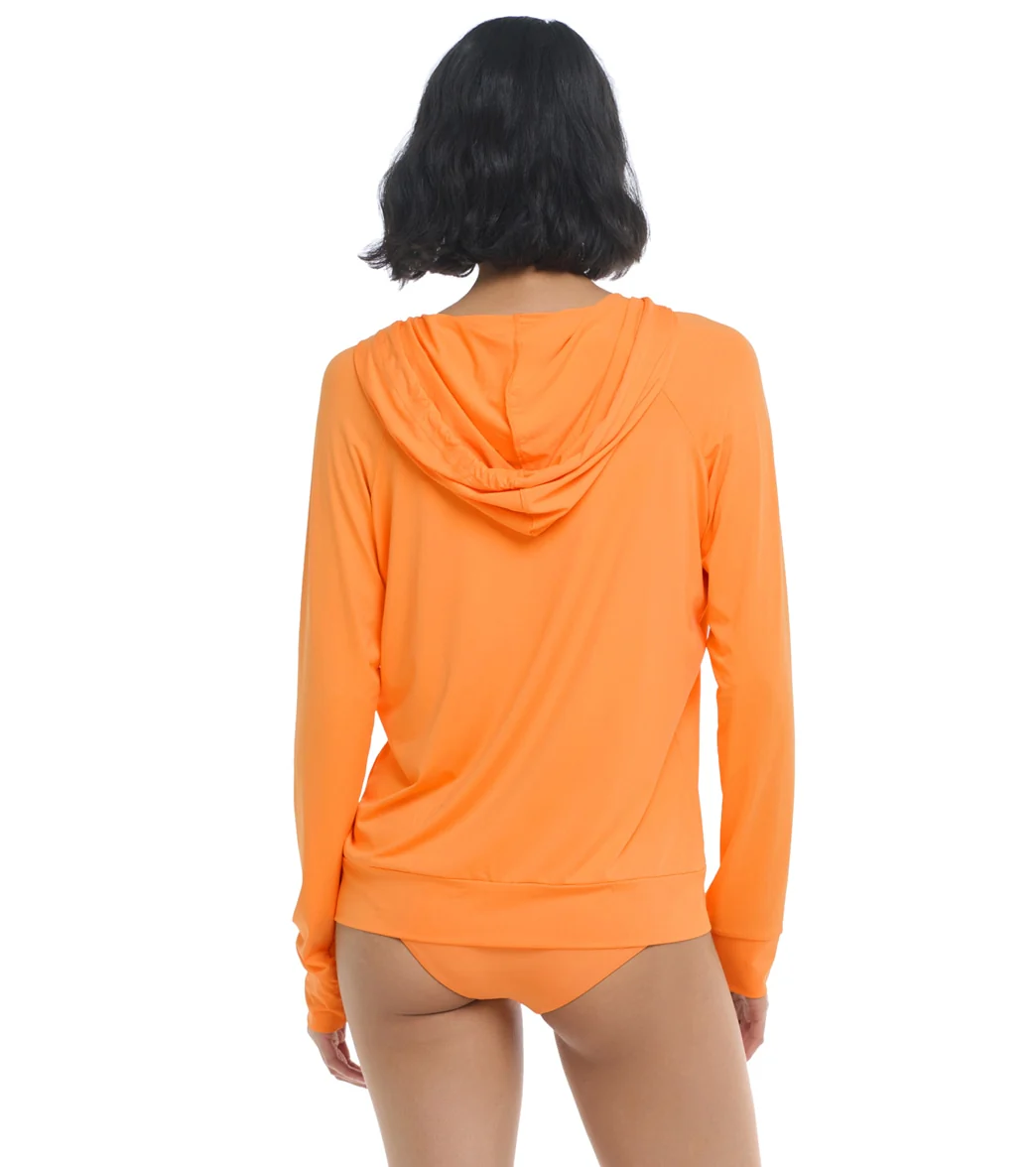 Body Glove Women's Adeline Long Sleeve Hoodie UPF 50 Rash Guard - Image 9