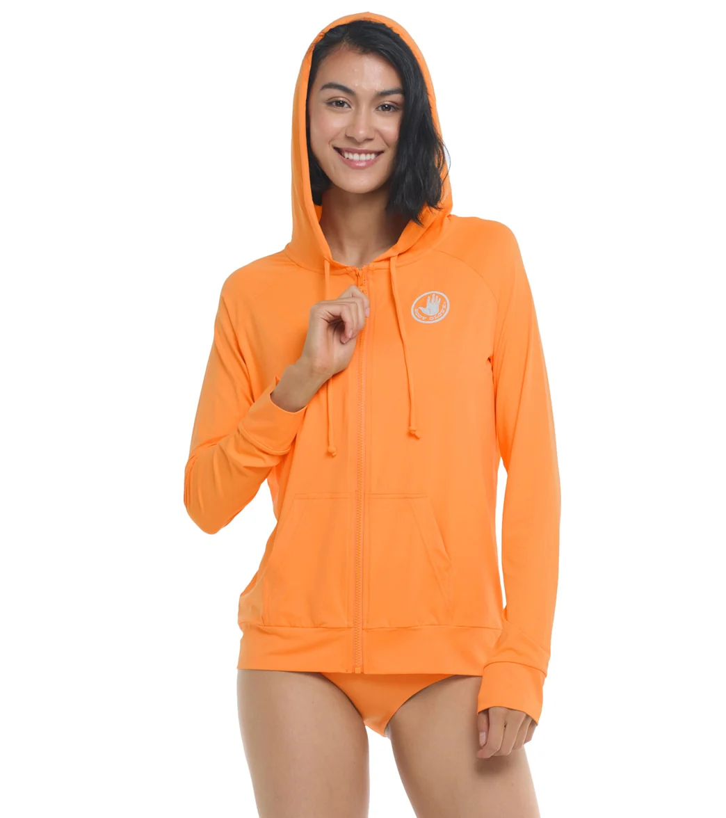 Body Glove Women's Adeline Long Sleeve Hoodie UPF 50 Rash Guard Jacket - Image 16