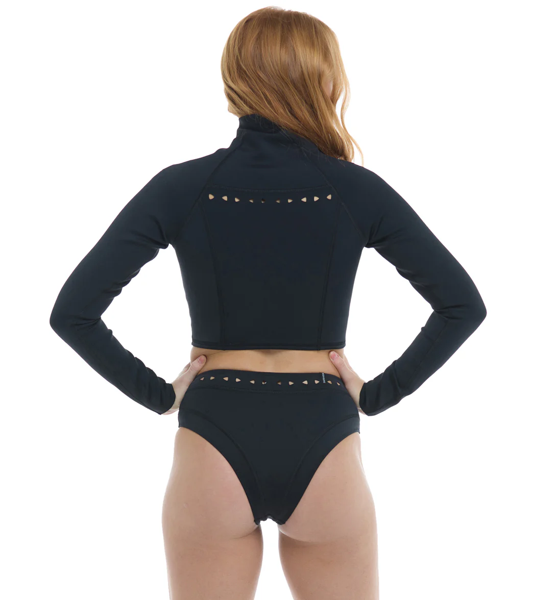 Body Glove Women's Constellation Vesta Crop Long Sleeve UPF 50 Rash Guard - Image 3