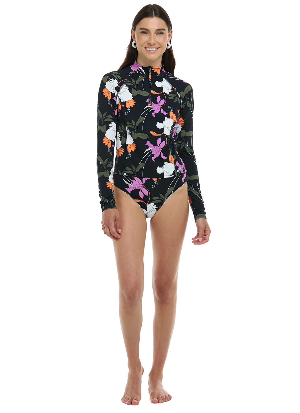 Body Glove Women's Dreamy Raelynn Long Sleeve Rash Guard - Image 7