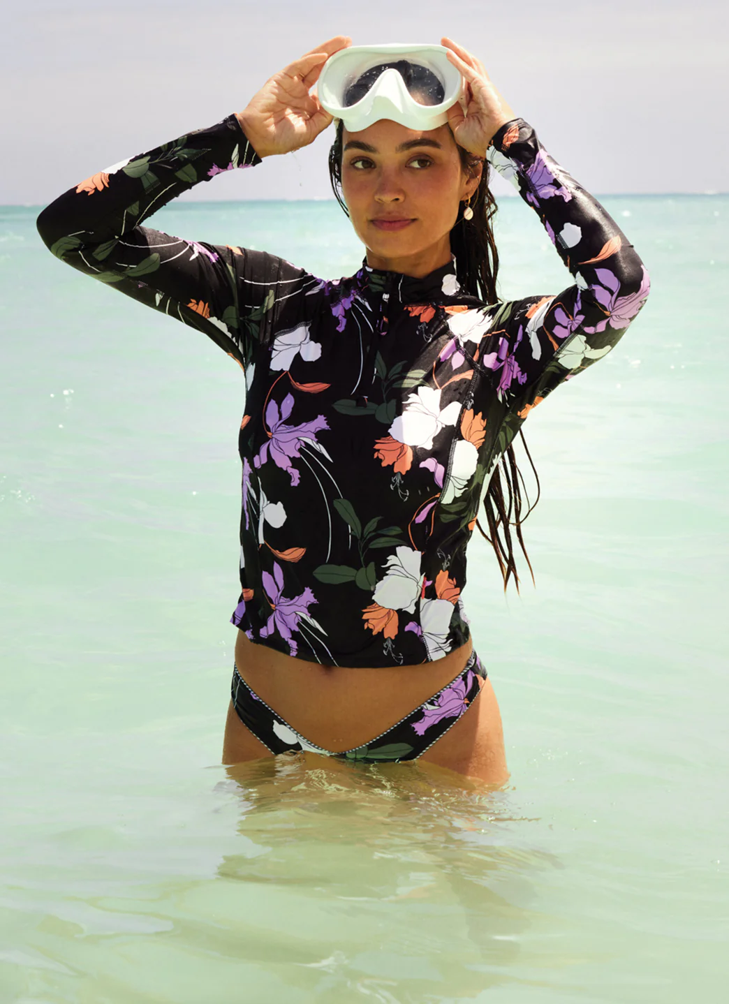 Body Glove Women's Dreamy Raelynn Long Sleeve Rash Guard - Image 9