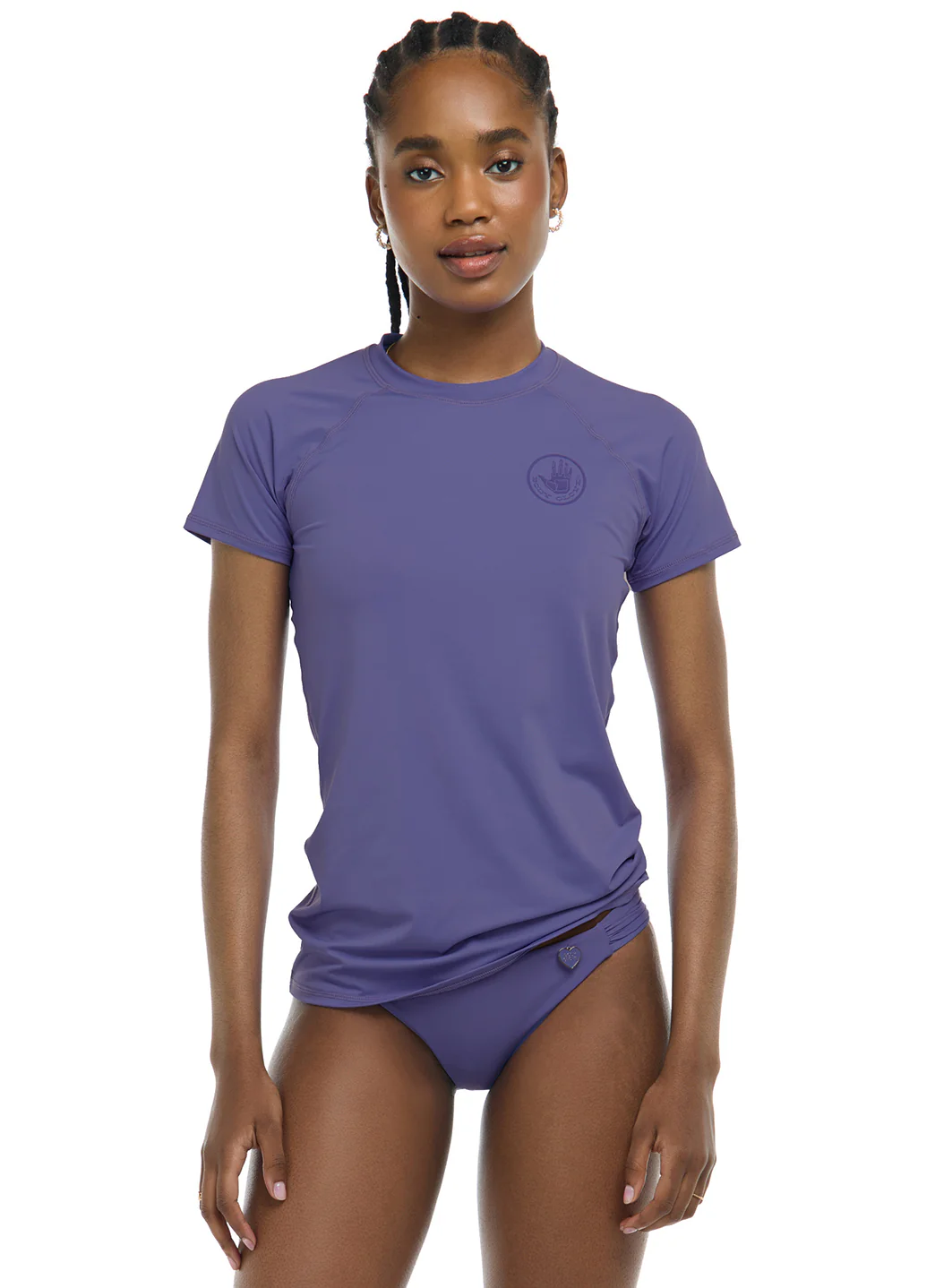 Body Glove Women's Smoothies In Motion Short Sleeve Rashguard - Image 31