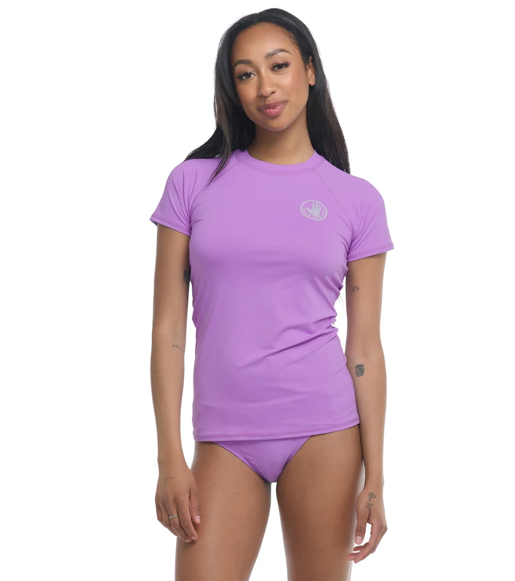 Body Glove Women's Smoothies In Motion Short Sleeve Rashguard - Image 47