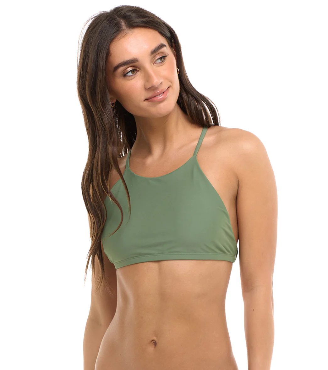 Body Glove Women's Smoothies Shadow Alesha High Neck Bikini Top - Image 15