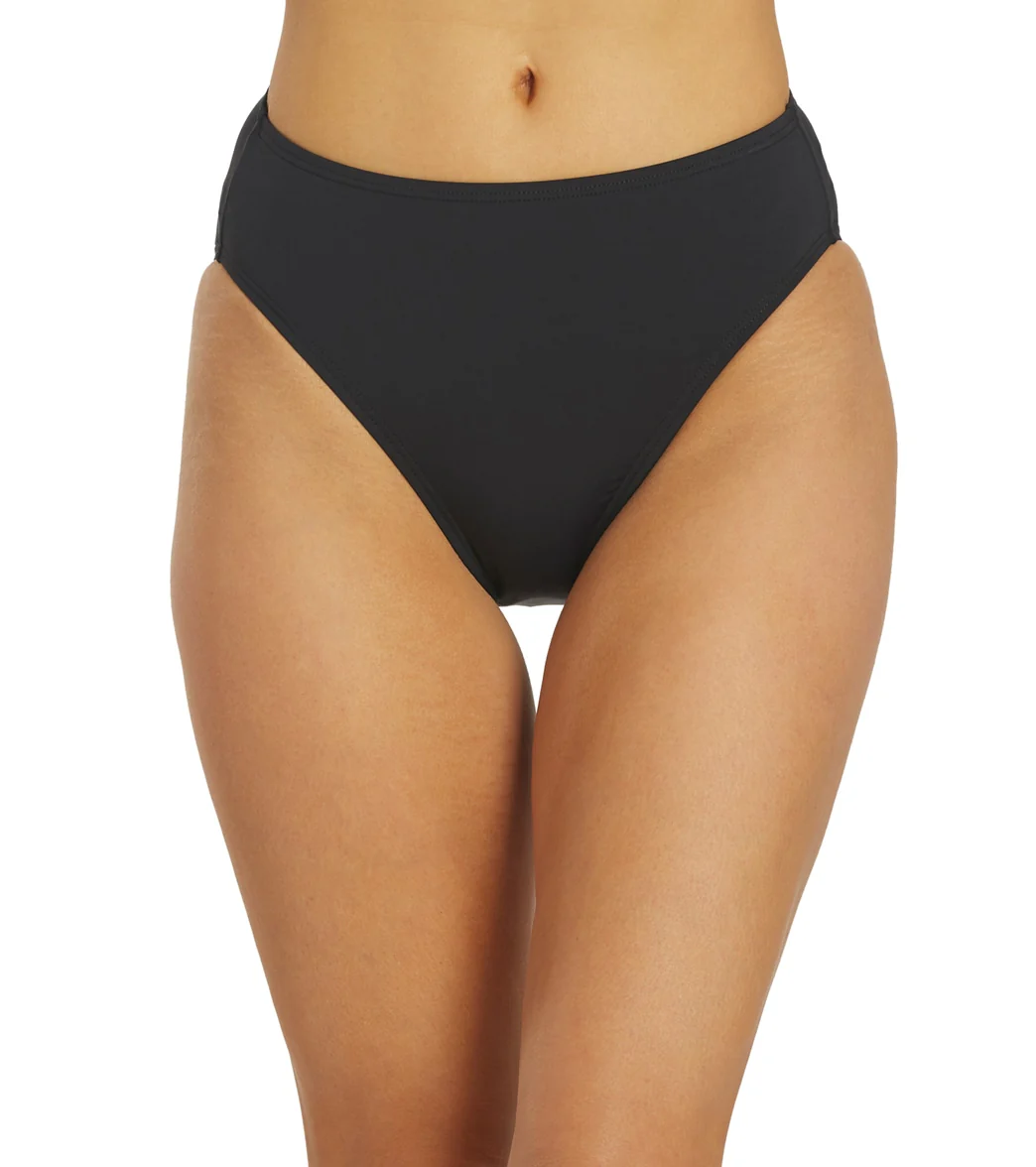 Carmen Marc Valvo Women's Twisted Tides High Waist Bikini Bottom - Image 15