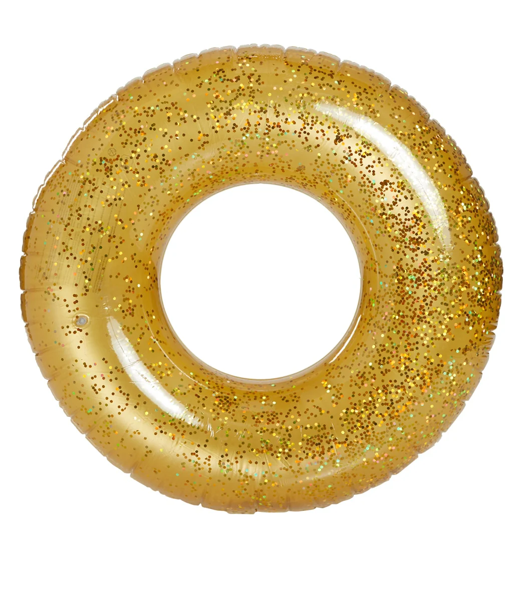 ClubSwim Deluxe Inflatable Pool Swim Tube with Holographic Glitter 41" - Image 5