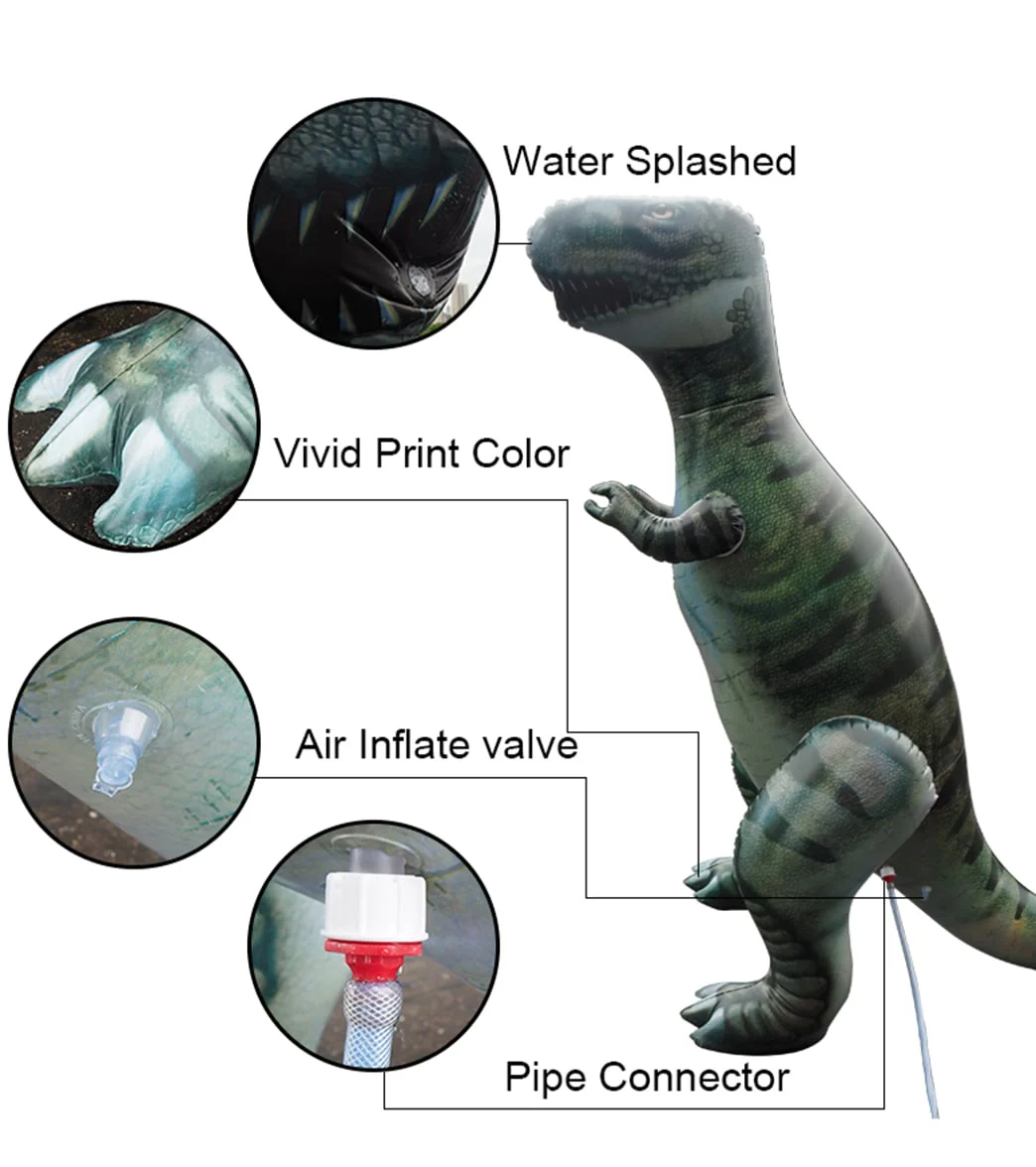 ClubSwim Giant T-Rex Dinosaur Yard Sprinkler - Image 2