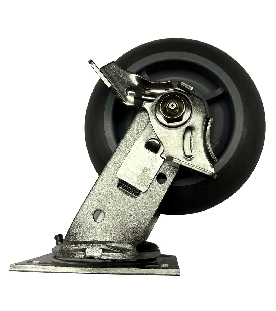 Competitor 6” Swivel Ss Casters W/ Brake - Image 3