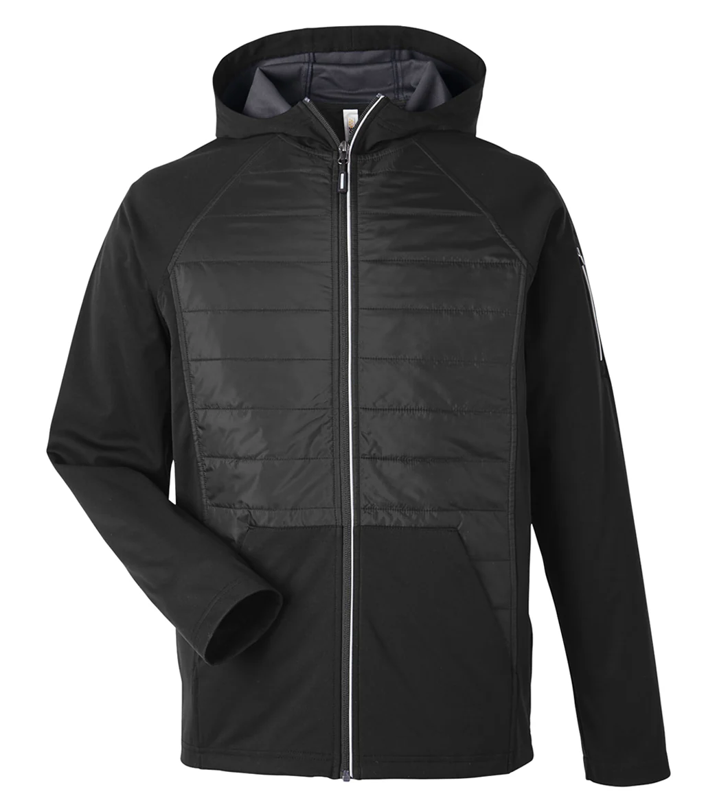 CORE365 Men's Techno Lite Hybrid Hooded Jacket - Image 27