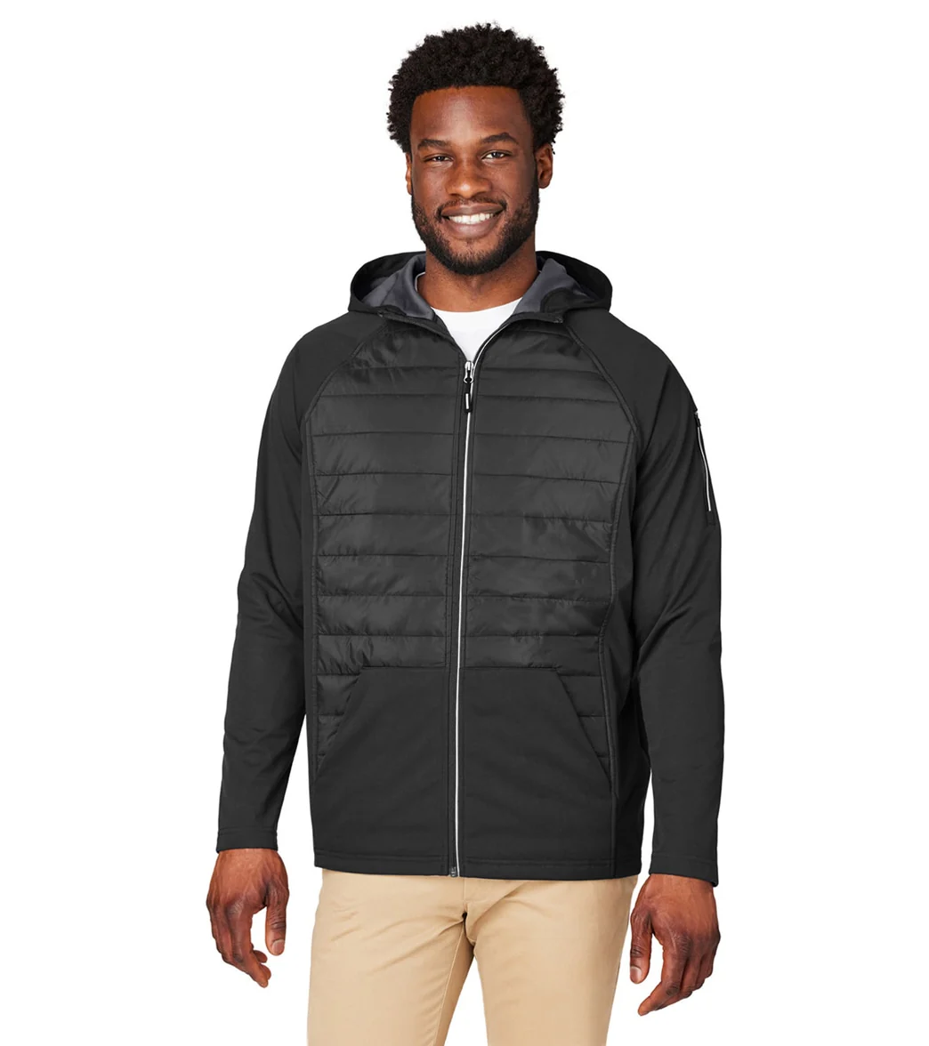 CORE365 Men's Techno Lite Hybrid Hooded Jacket - Image 31