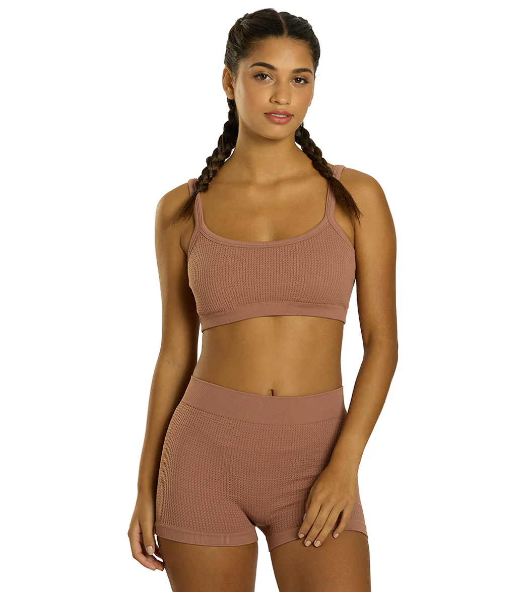 Cream Yoga Kelly Bra and Lynn Short Set - Image 6