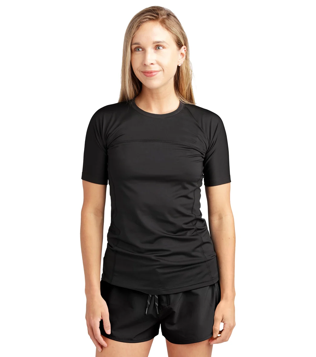 Dakine Women's HD Crew Short Sleeve UPF 50 Rash Guard - Image 7