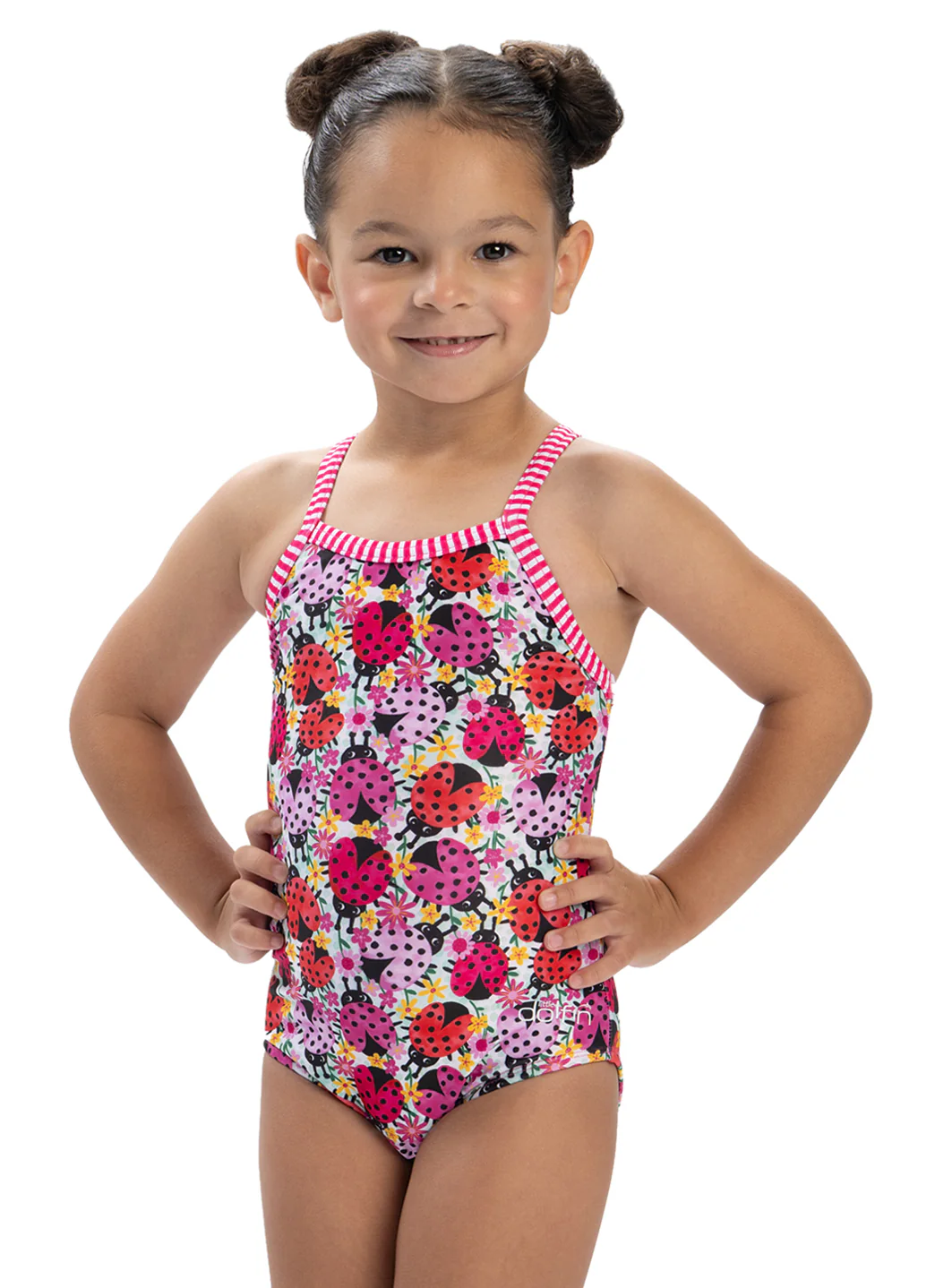 Dolfin Girls' Hey Lady One Piece Swimsuit (Toddler, Little Kid) - Image 2