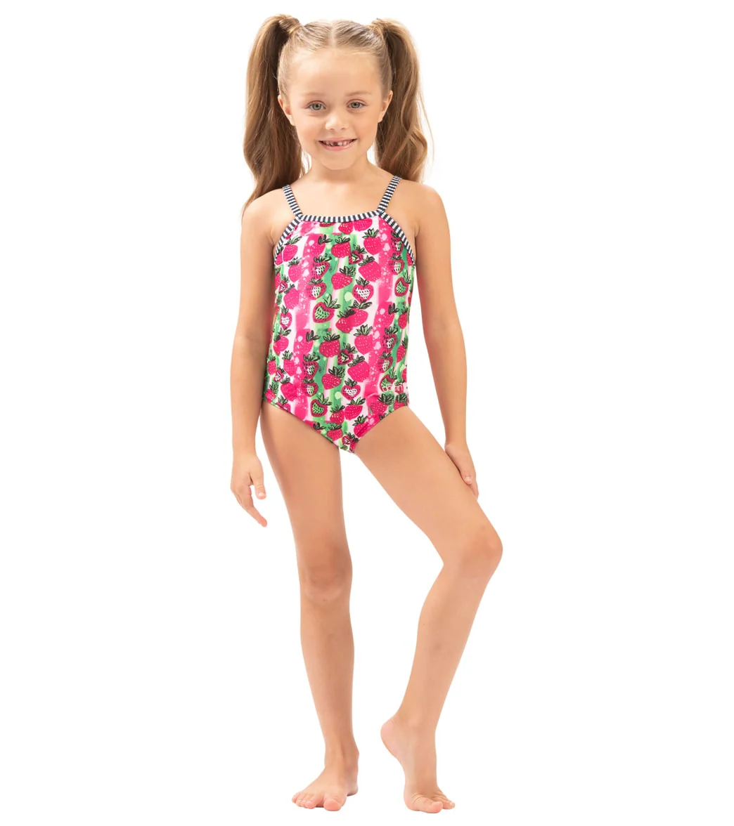 Dolfin Girls' Print One Piece Swimsuit (Toddler, Little Kid) - Image 16
