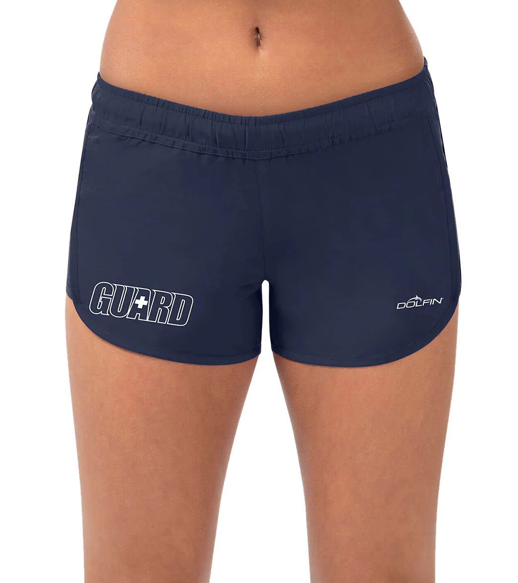 Dolfin Lifeguard Women's Solid Woven Guard Short - Image 8