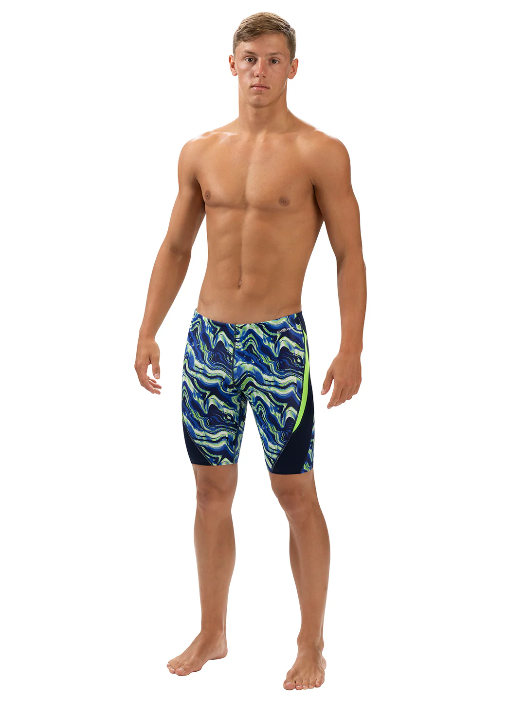 Dolfin Men's Blaze Color Block Jammer Swimsuit - Image 24