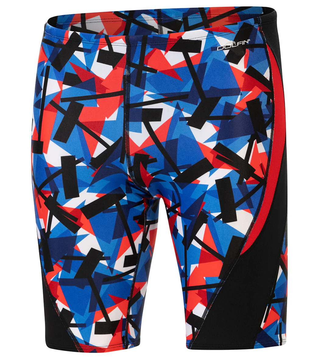 Dolfin Men's Reliance Color Blocked Razor Jammer Swimsuit - Image 46