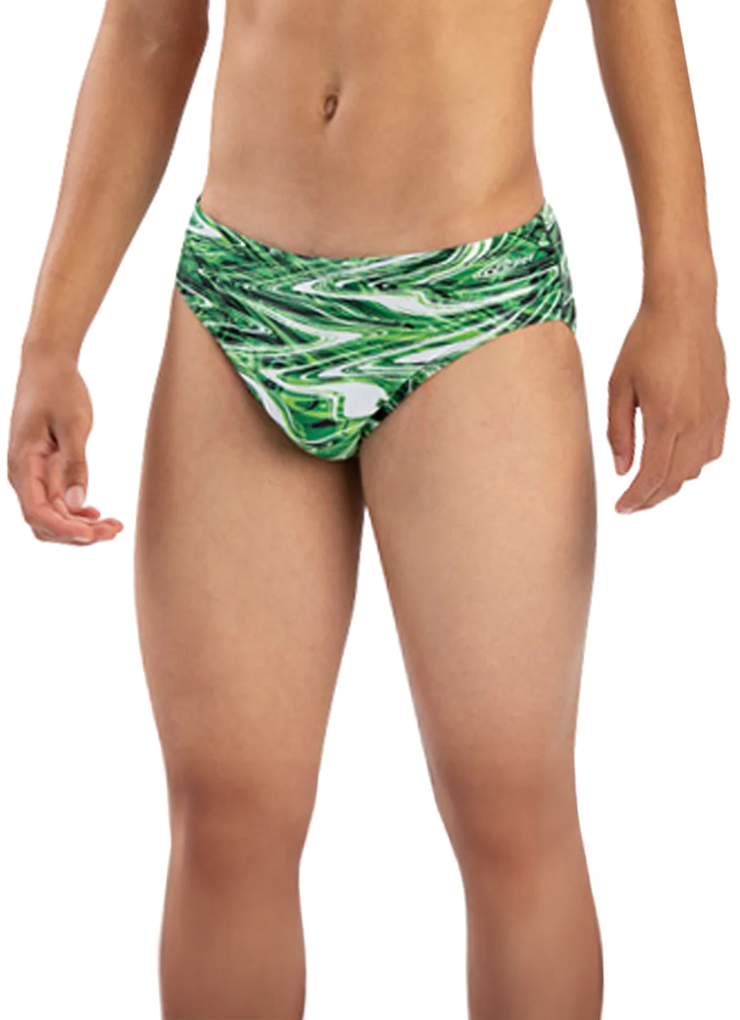 Dolfin Men's Reliance Jet Stream All-Over Print Racer Brief Swimsuit - Image 11